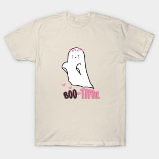 boo-tiful, funny cute halloween bootiful T-Shirt